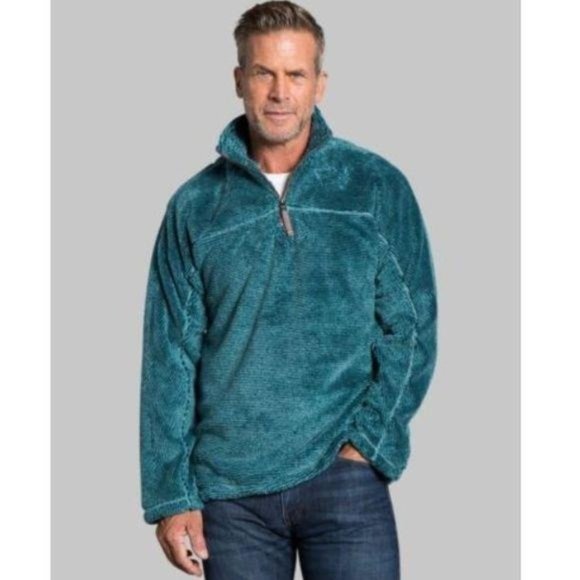True Grit Luxe Fleece 1/4 Zip Pullover Sweater - Picture 3 of 13
